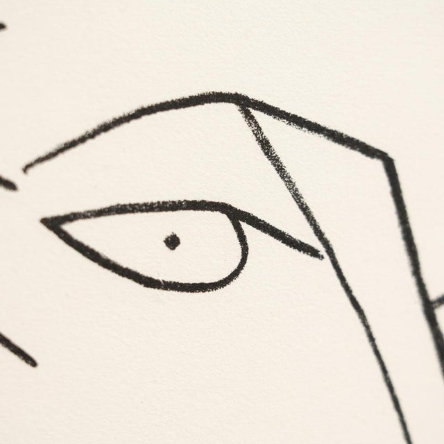 Paper François Gilot, Portrait of a Woman, 1951, Lithograph For Sale - Image 7 of 14