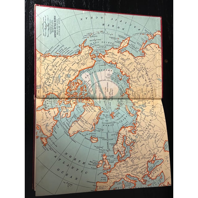 Art Deco 1930s Vintage World Atlas For Sale - Image 3 of 18