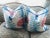 Two 23” x 23” artisan made pillow covers in Thibaut’s Triverton in Coral accented with royal blue trim. We chose...
