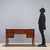 Louis Philippe cherrywood desk. Front with five drawers and a drawer in the middle, the latter featuring a Moroccan...