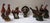 Large Mid 20th Century Wild Turkey Decanters- Set of 8 For Sale - Image 9 of 11