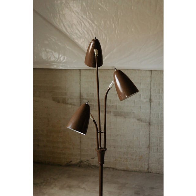 Mid-Century Modern 1960s Gerald Thurston for Lightolier, Triennale Floor Lamp For Sale - Image 3 of 6