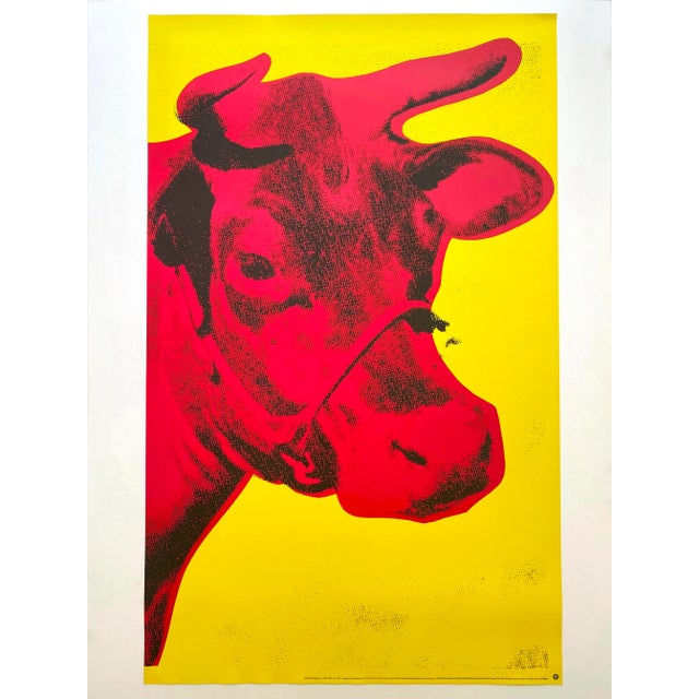 Andy Warhol Foundation Vintage 1992 Lithograph Print Extra Large Pop Art Poster " Cow " 1971 For Sale - Image 9 of 10