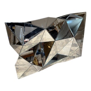 Modern Geometric Wall Mirror For Sale