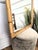 Wood Vintage Italian Bamboo Rattan Wall Mirror, 1960s For Sale - Image 7 of 8