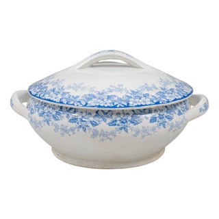 20th Century Dutch Special Edition Porcelain Tureen With Lid For Sale