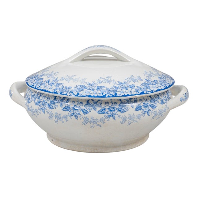 20th Century Dutch Special Edition Porcelain Tureen With Lid For Sale