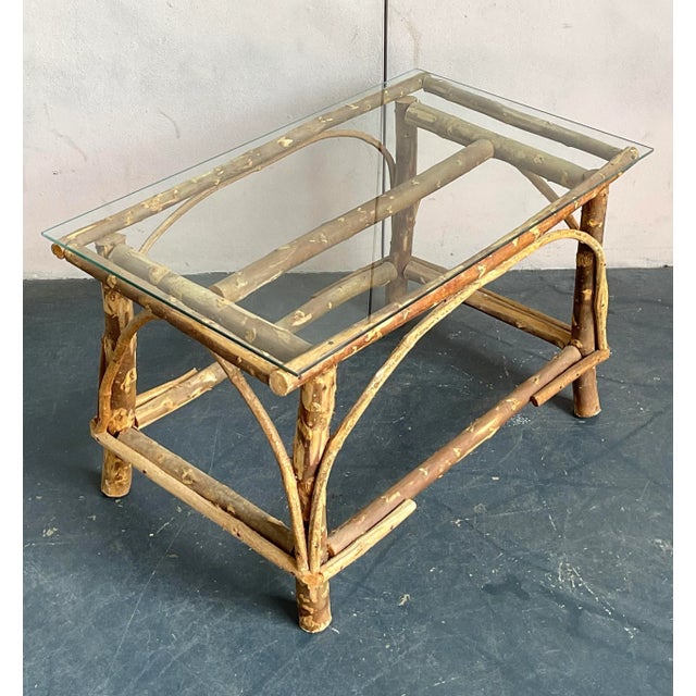 Vintage Coastal Bent Branch Coffee Table For Sale - Image 4 of 7