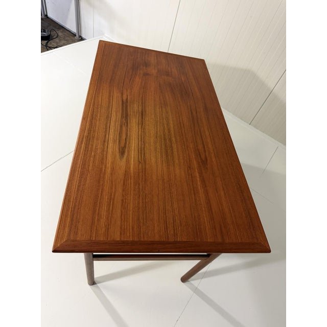 Wood Teak Freestanding Desk by Gunnar Nielsen Tibergaard for Tibergaard, Denmark, 1960s For Sale - Image 7 of 15