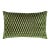 Scalamandre 14" x 22" Allegra Velvet Lumbar Pillow in Emerald For Sale