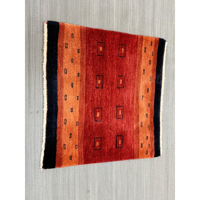 2ft 8in Rugman of Sante Fe Square Rug For Sale - Image 4 of 12