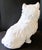 Ceramic Vintage Italian Terra-Cotta Two Piece Sculpture Persian White Cat on a Pillow Circa 1960s For Sale - Image 7 of 16