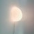 1970s Vintage Shell-Shaped Opaline Glass Wall Lamps, Limburg, 1970s, Set of 2 For Sale - Image 5 of 11