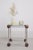 Mid-Century Modern Atomic Side Table in Chrome, Glass, and Wood Sphere Joints, 1970s For Sale - Image 13 of 18