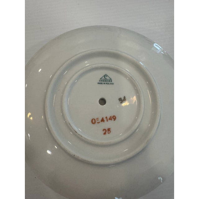 Chodziez Fine China Gray Boat in Brenda Pattern