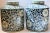 Contemporary Contemporary Chinoiserie Porcelain Blue and White Cylinder Tea Jars- a Pair For Sale - Image 3 of 12