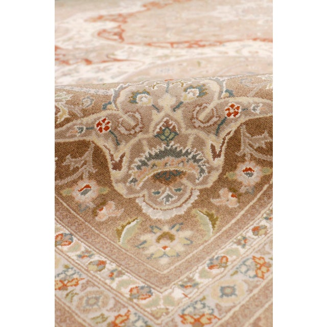 Modern Pasargad Home Baku Multi Silk & Wool Area Rug-10' 0" X 14' 3" For Sale - Image 3 of 6