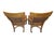 Neoclassical Pair of Vintage Regency Style Upholstered Wood Armchairs on Casters For Sale - Image 3 of 11