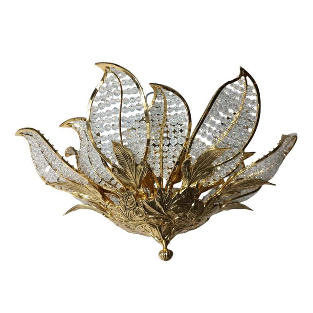 1990s Modernist Golden Lamp, 1990s For Sale - Image 5 of 9