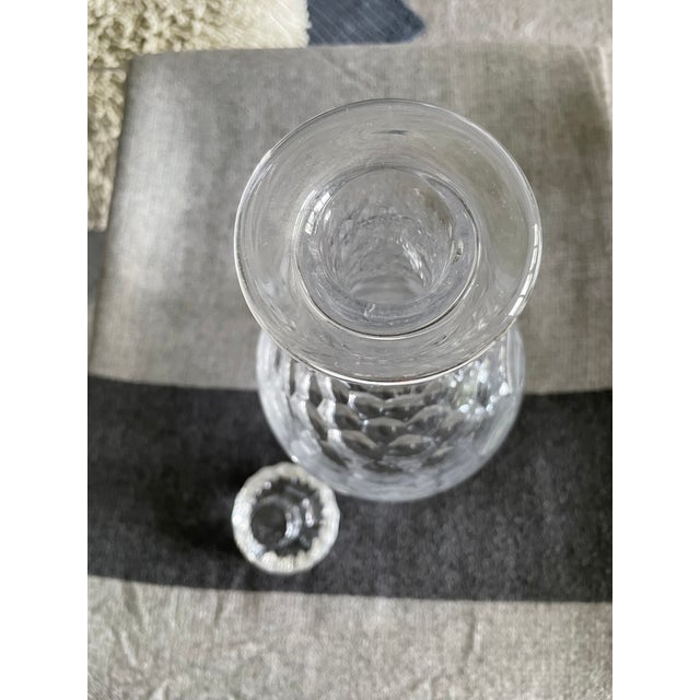 Glass Cordelia by William Yeoward Rare Decanter & Stopper For Sale - Image 7 of 7