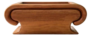 Modern Solid Cherry Wood Jewelry Box
