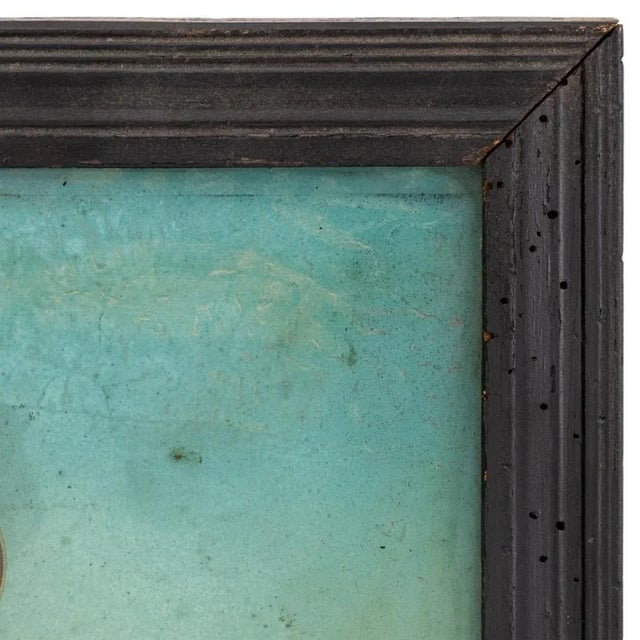 Indian Indian Reverse Glass Painted Portrait of Nobleman For Sale - Image 3 of 6