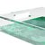 Green Agate Malachite Acrylic Rectangle Decorative Tray, Small For Sale - Image 8 of 9