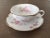 Antique Haviland Limoges Schleiger 228i Pink Roses Flat Tea Cup & Saucer Set With Gold Band For Sale - Image 13 of 13