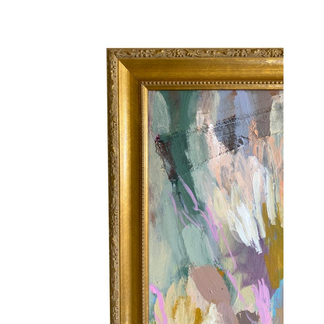 "Beginning Again" 2026 Painting With Vintage Frame by Jessalin Beutler For Sale - Image 4 of 5
