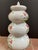 White Italian Ceramic Hand Painted Terra-Cotta Stacking Jars - Set of 4 For Sale - Image 8 of 11