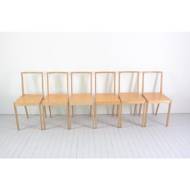 Plywood Chairs by Jasper Morrison for Vitra, 2000s, Set of 6 For Sale - Image 6 of 6