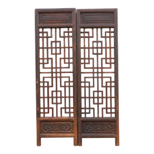 Pair of 18th Century Chinese Door Dividers