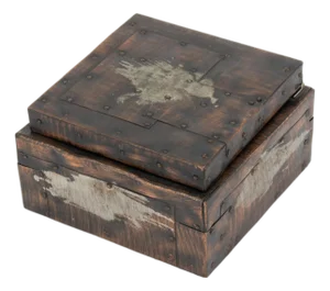 Mixed Metal Patchwork Box by Paul Evans