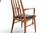 Wood Mid 20th Century Pair of Niels Koefoed "Eva" Highback Dining Armchairs in Teak For Sale - Image 7 of 9