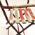 Red French Children's Garden Folding Chair, 1930s For Sale - Image 8 of 12