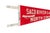 Vintage Saco River Camping Area New Hampshire felt flag pennant circa 1970. A classic mid-century simplistically styled...