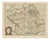 Map of Caesar's Gallia Veteris Ancient Gaul from Blaeu, France, 1642 For Sale