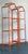 Vintage Regency Orange Wrought Iron Etagere- A Pair For Sale In West Palm - Image 6 of 8