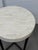 Industrial West Elm Bone Side Table, Ivory For Sale - Image 3 of 12