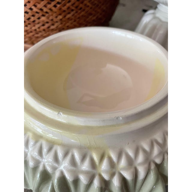 Cream Lotus Flower in Porcelain, 1960s For Sale - Image 8 of 10