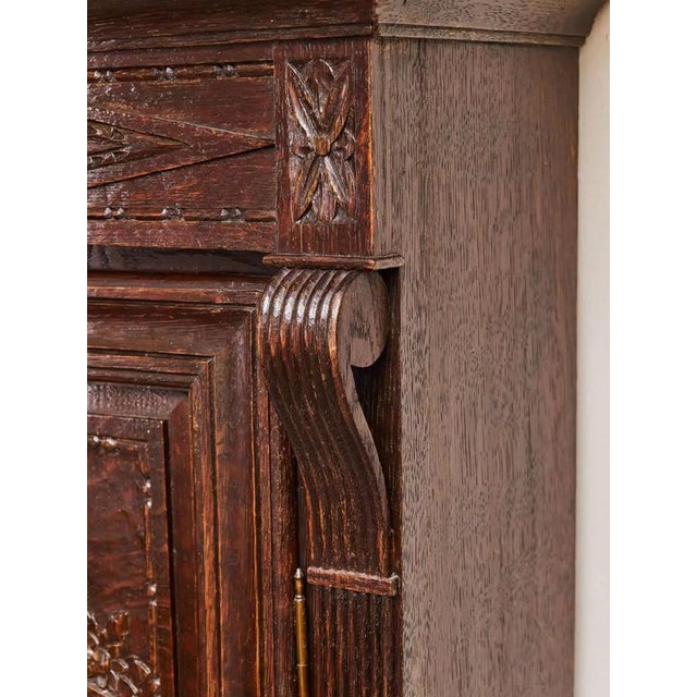Wood Antique Floor Clock, 19th Century For Sale - Image 7 of 12