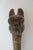 Early 20th Century Victorian Bulldog Dog Head With Realistic Eyes Carved Wood Walking Stick Cane For Sale - Image 5 of 12