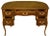 Sligh-Lowry Furniture Co. Sligh Walnut Curved Front Desk With Leather Top For Sale - Image 4 of 11