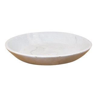White Marble Fruit Bowl For Sale
