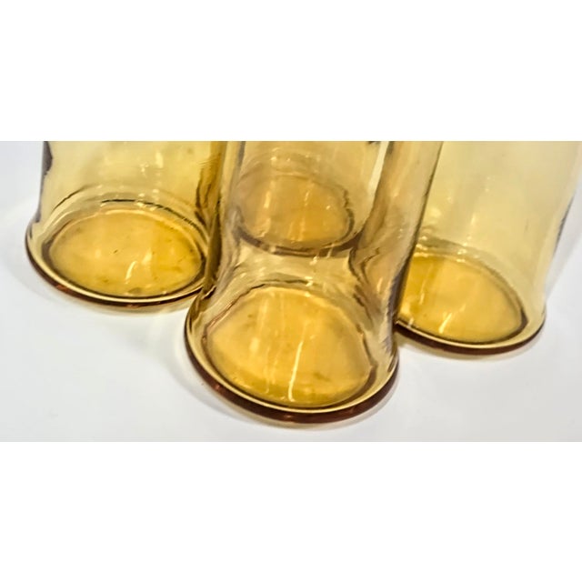 These sunny yellow tumblers bring a mid century feel to your table, and a smile to your face. If you want unusual and...