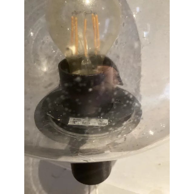Wall Lamp in Raindrop Glass from Bega, 1980s For Sale - Image 4 of 5