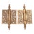 Pair of Antique Victorian 3 X 3 In. Brass Butt Door Hinges For Sale