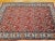Vintage Persian Qum Area Rug, Handwoven Allover Paisleys Pattern, Red & Ivory, 5’ X 7’ For Sale - Image 12 of 18