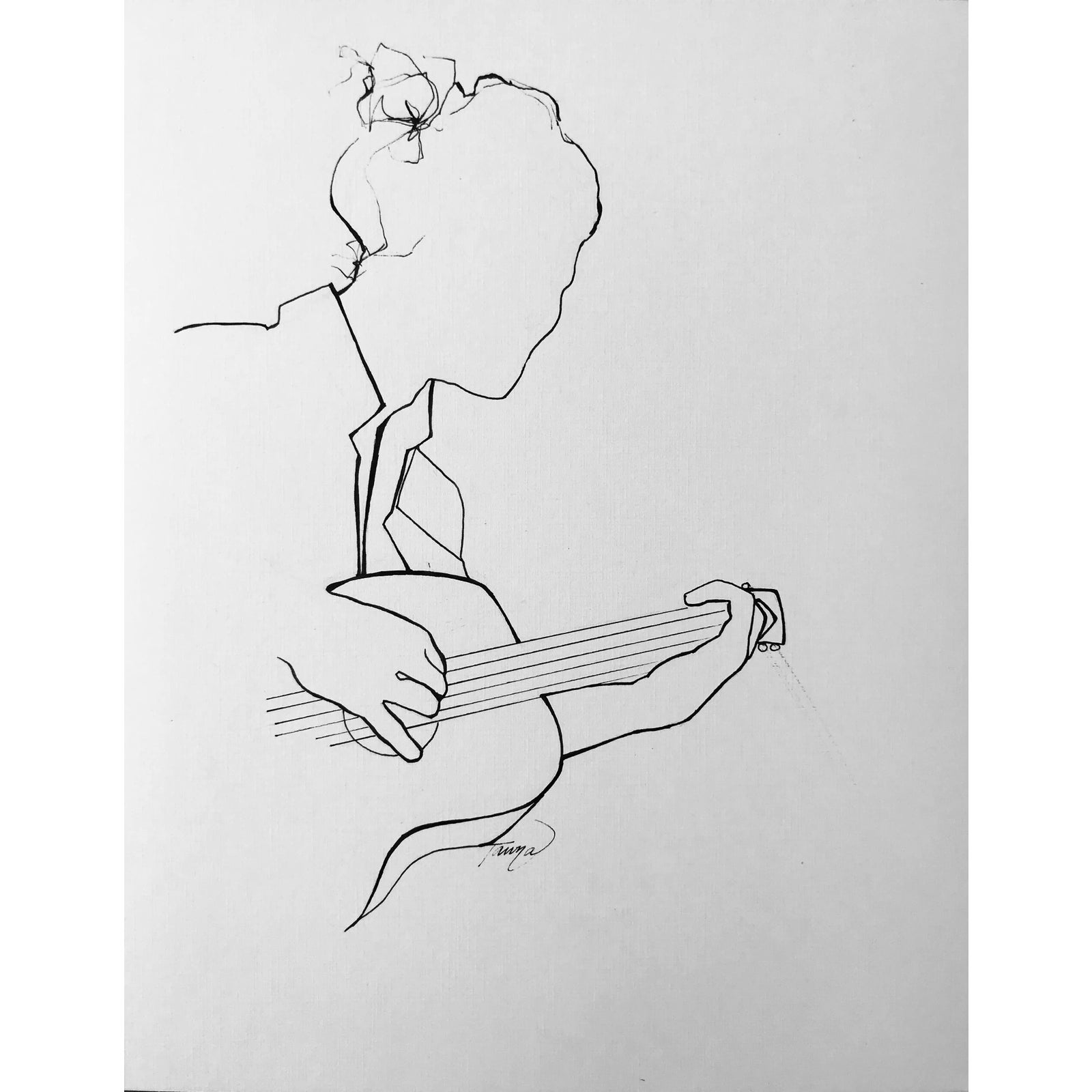 "Jam" Line Drawing Chairish