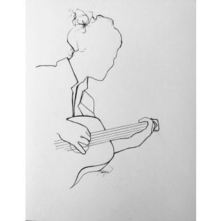 "Jam" Line Drawing For Sale